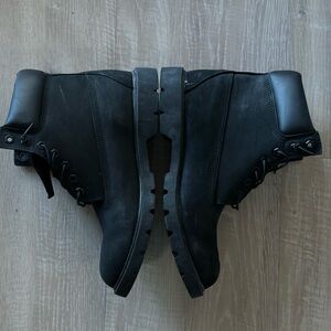 Men's Timberland Premium 6-Inch Waterproof Boot Black Size 10.5 US